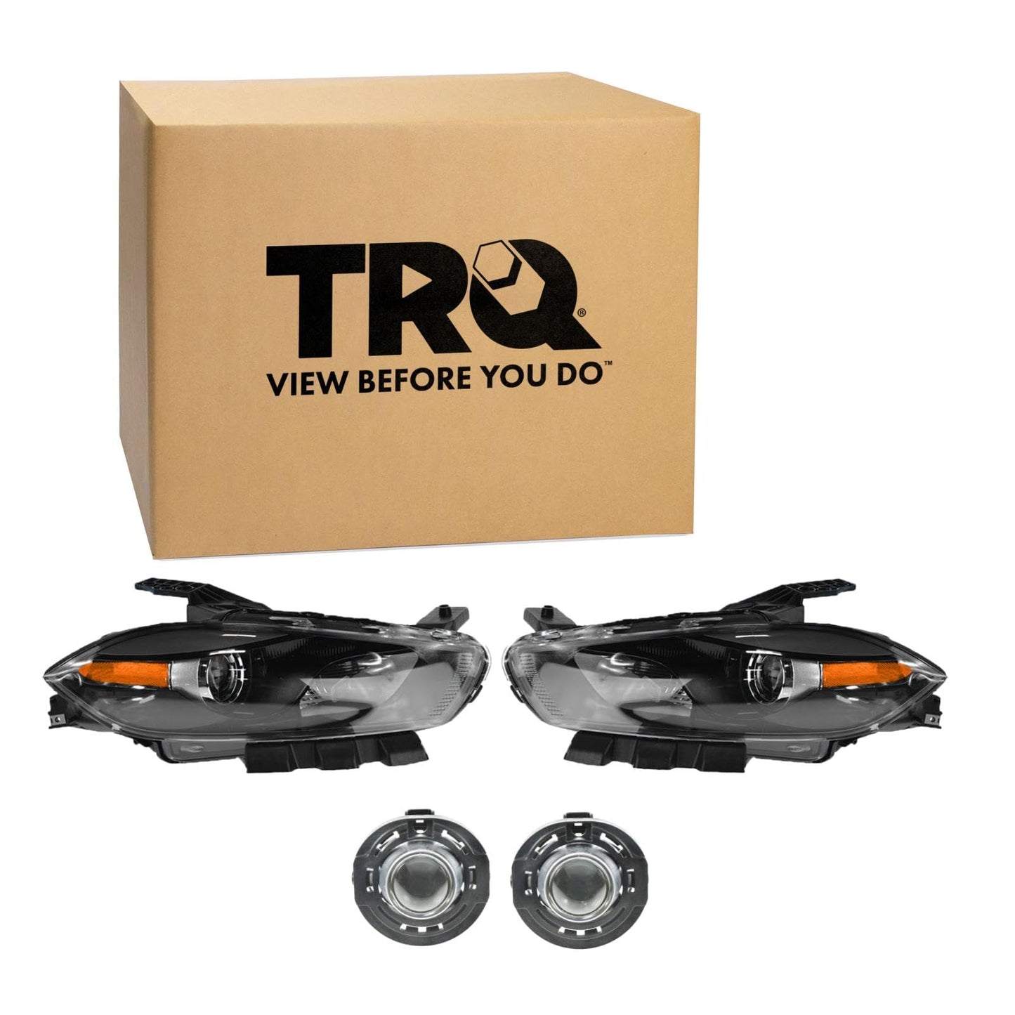 Trq Lighting Kit Ch2518145 Ch2519145 Ch2594105 Compatible With 2013-2016 Dodge Dart