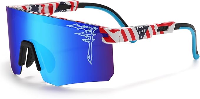 FIXEROS Two Size Polarized Baseball Sunglasses For Adults and Youth Boys Girls Kids UV400 Men Women Cycling Sports Glasses