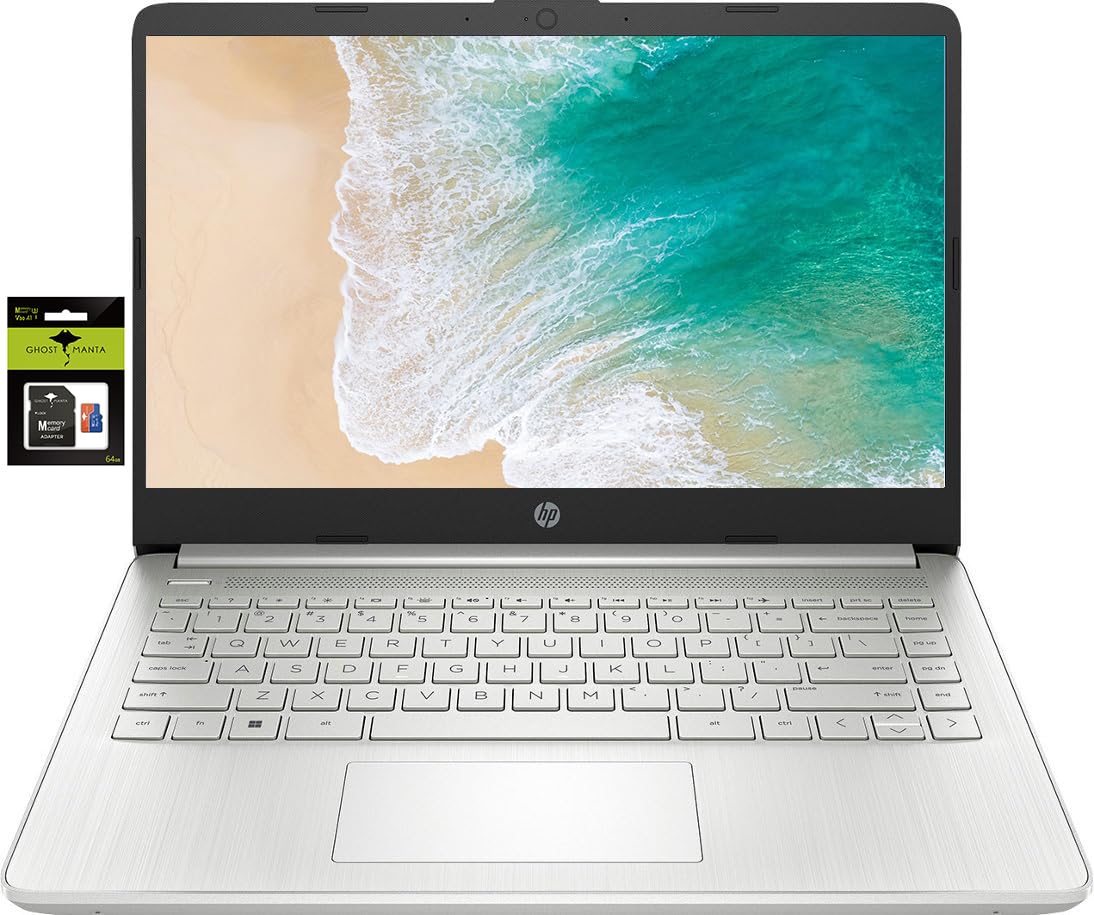 Hp 14 Laptop Ultral Light For Students And Business, Quad-Core Intel Celeron Processor, 8Gb Ram, 192Gb Storage (128Gb Emmc + 64G