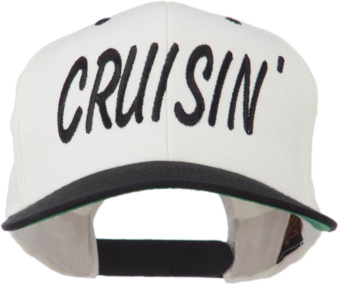e4Hats.com Cruisin Embroidered Flat Bill Cap