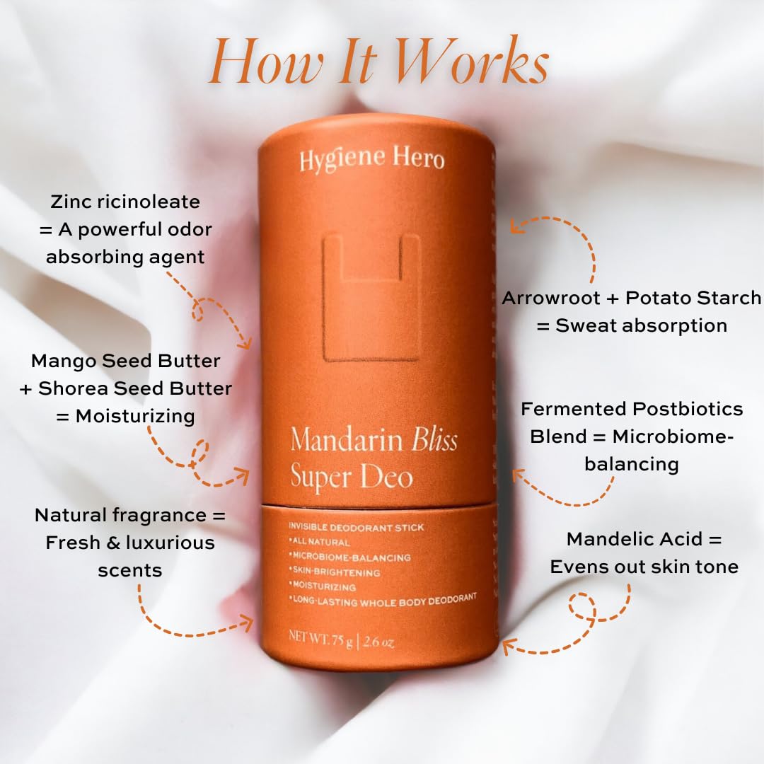 Super Deo - Coco Lavender | Invisible Deodorant Stick | Natural Deodorant for Men and Women | Aluminium Free | Mitigate Ingrown Hair | Night Blooming Jasmine and Ylang Ylang Scent