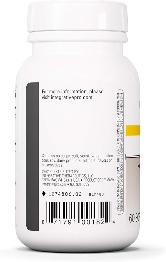 Integrative Therapeutics Petadolex - Purple Butterbur Extract - Dietary Supplement to Support Healthy Blood Vessel Function in The Brain* - Gluten-Free & Dairy-Free Brain Health Support - 60 Softgels