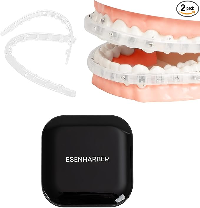 Comfort Cover for Braces, Lip Protector Mouth Guard Lip Cushion Teeth Shield Bumper for Brackets, Aligner, Dental Wax Alte...