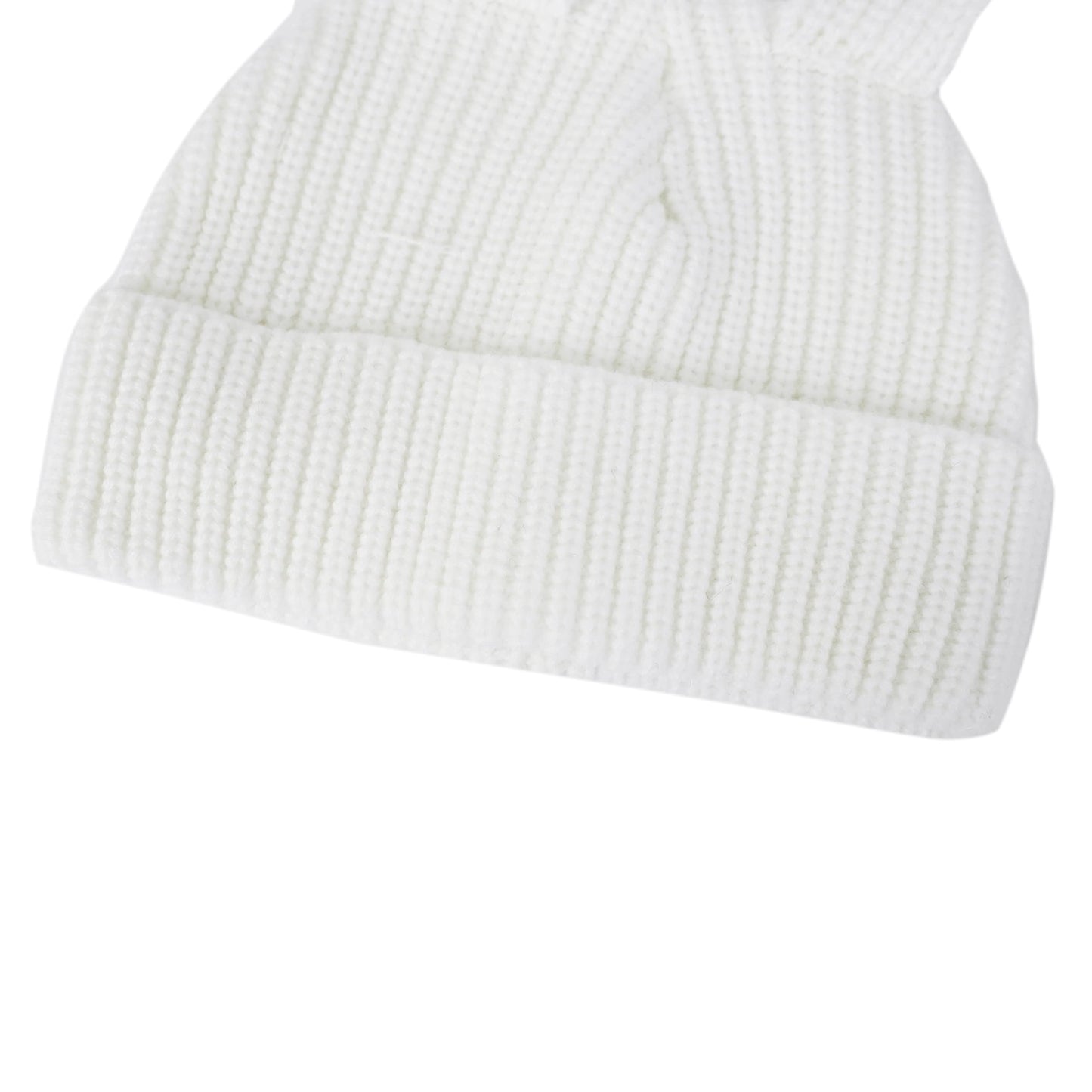 Knit Beanie Hats Cute Bunny Long Ears Funny Hat Fluffy Winter Cap Warm Knit Rabbit Crochet Skull Cap Outdoor Slouchy Hat