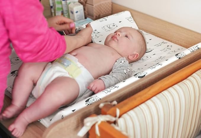 4 Pack Changing Pad Covers Woodland Forest Animals Wood Neutral Unisex Fitted Baby Changing Pad Cover Set for Baby Boys or Girls