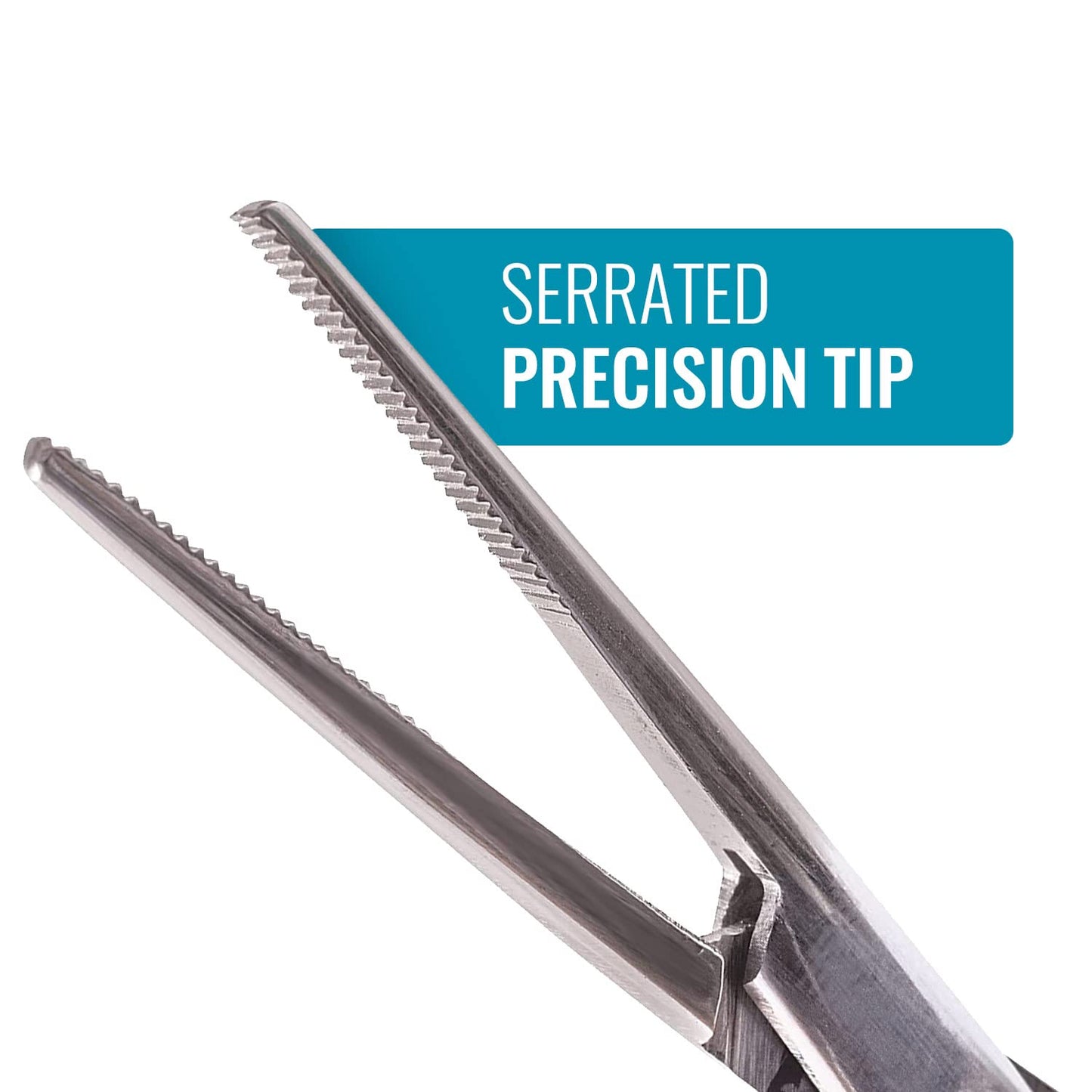 MABIS Kelly Medical Locking Forceps, Silver, 5.5"