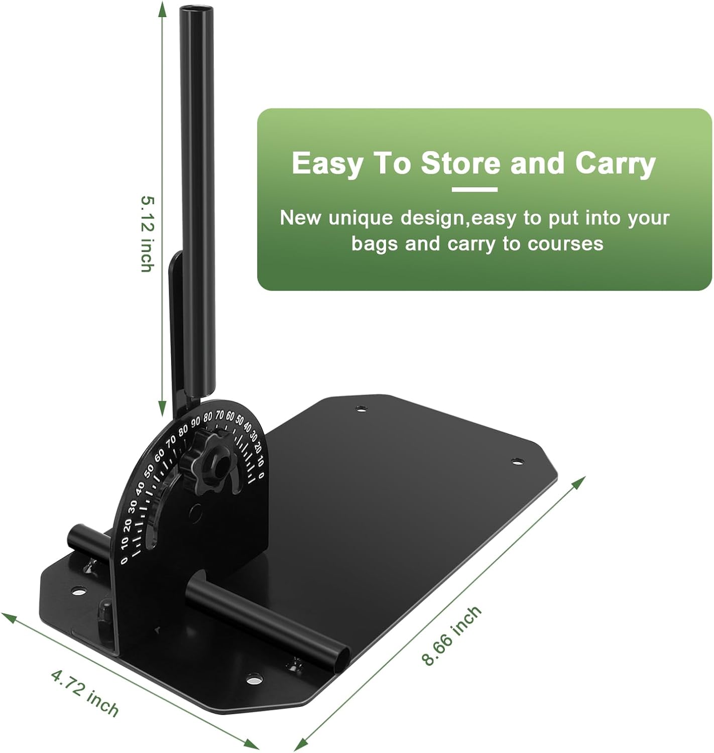 Golf Alignment Stick Holder,Professional Swing Trainer,Golf Swing Plane Trainer Aid for Aiming Putting Swing,Golf Teaching, Multi-Functional for All Levels of Golfer