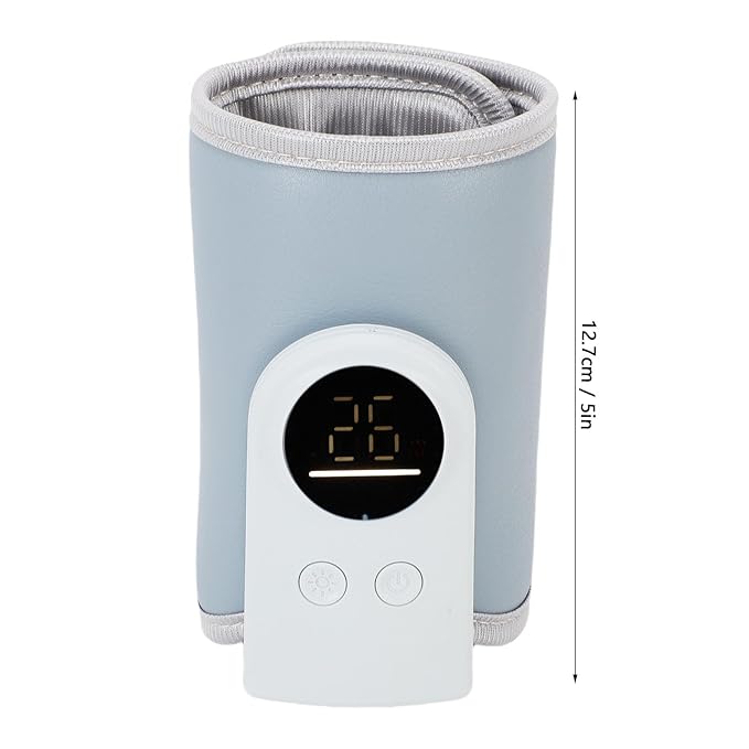 USB Powered Baby Bottle Warmer, 18W Fast Heating Adjustable Constant Temperature Portable Bottle Warmer Universal for Home and Travel (Type 2)