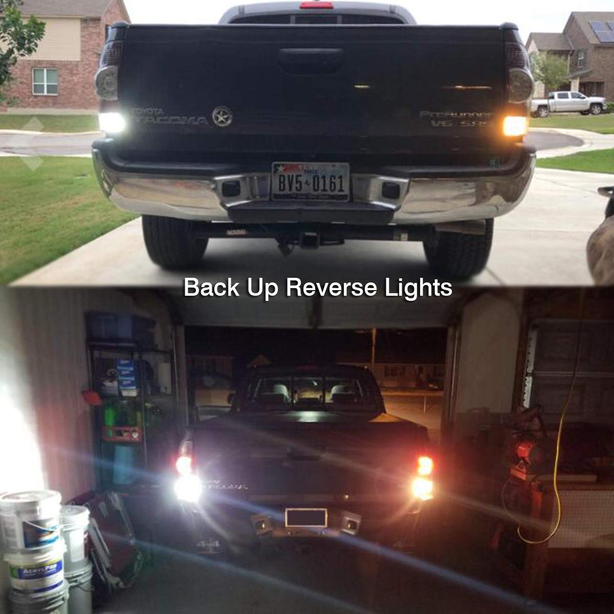 iBrightstar LED Bulbs Kit for Toyota Tacoma 2005-2021 - Interior, Vanity, License Plate, Backup Lights - Xenon White