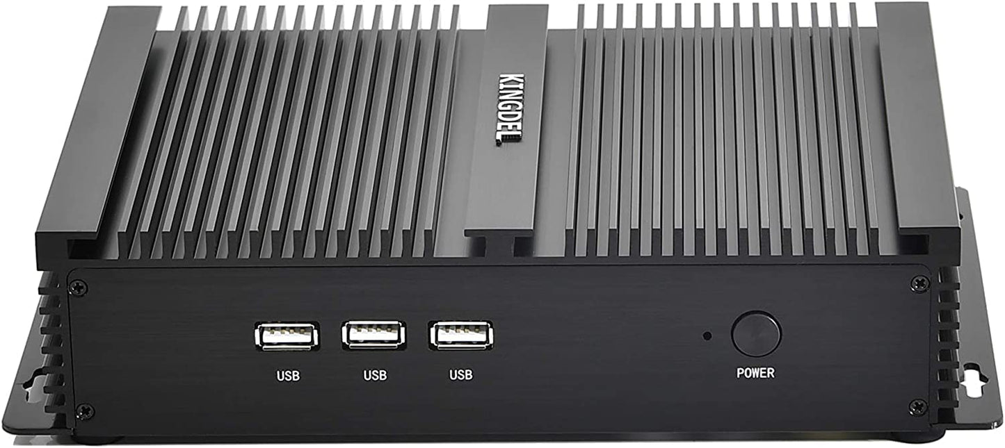 Kingdel Mini Desktop Computer, Fanless Mini Pc With I7 11Th Gen. Cpu 16Gb Ram, 512Gb Nvme Ssd, 4K 4096X2304, Hd Port, 2Xcom, Wf