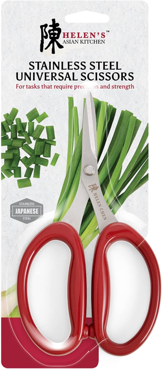 Helen’s Asian Kitchen Universal Scissors, Japanese Steel, 3.25” Heavy Duty Kitchen Shears