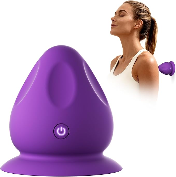 MANFLY Mountable Massage Ball with Suction Base, Sports Relaxation Muscle Massage Tool, Deep Tissue Trigger Point Massager...