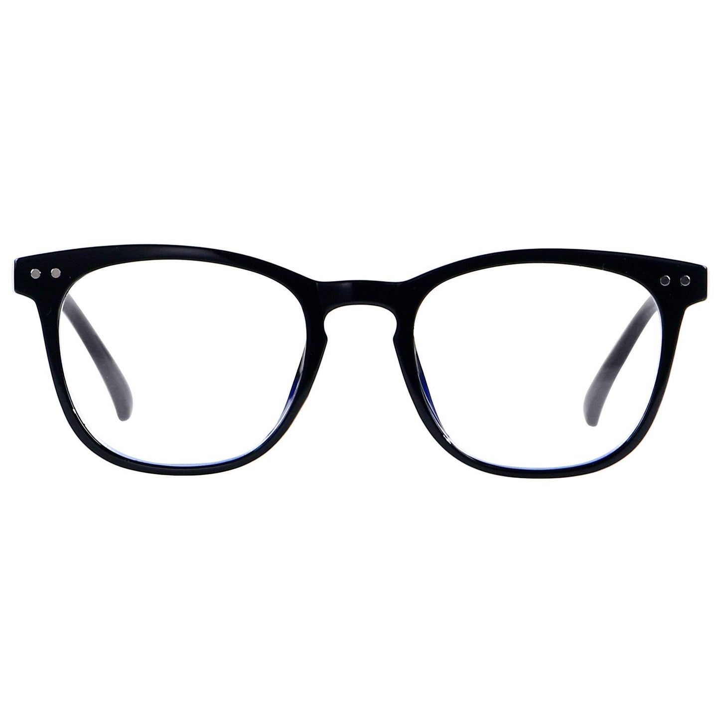 ANDWOOD Blue Light Blocking Glasses Women Men Computer Small Face Frame Bluelight Blocker Teens Square Frame Black