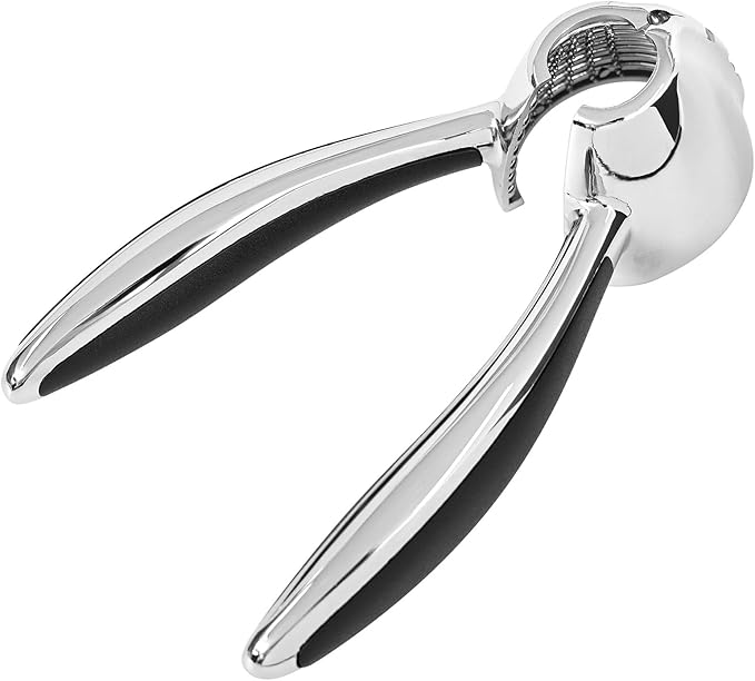 1 PCS Nut Crackers Zinc Alloy Heavy Duty Walnut Cracker with Non-Slip Handle Nut Crackers Tools Funnel Walnut Pliers Nutcracker Pecan Walnut Plier Clip Tool