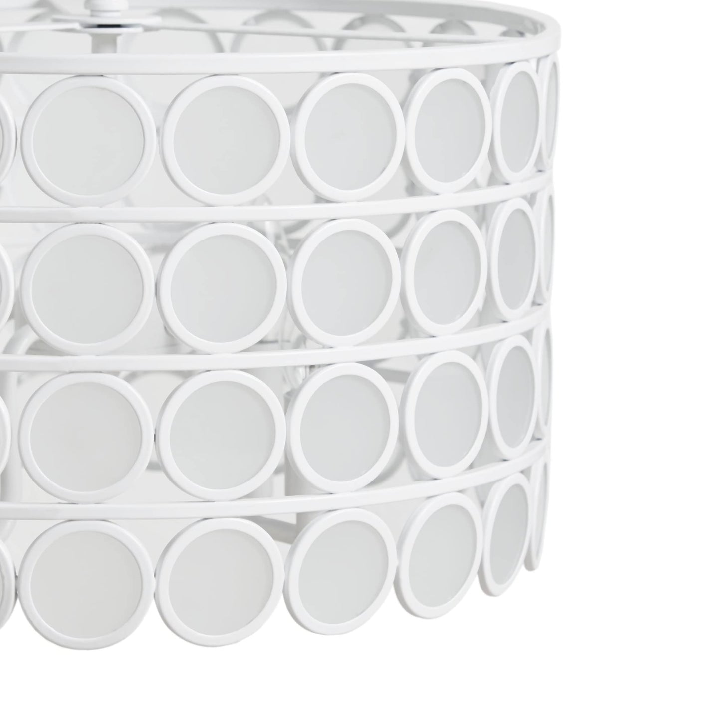 Hampton Hill Mid Century Chandelier, 16.25Dia X 51.75H, White, Iron & Glass, Model Fb150-1160, Adjustable Ceiling Light For Bedrooms & Dining
