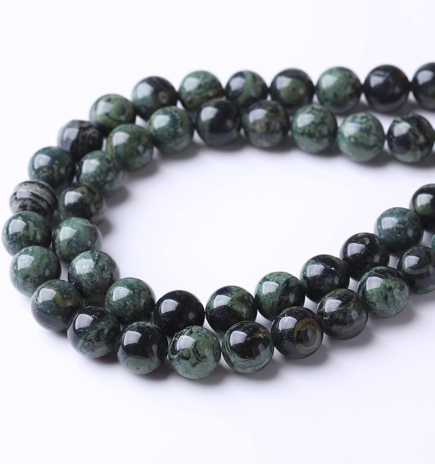 32PCS 12MM Blue Jasper Beads Stone Beads Energy Healing Beads for DIY Jewelry Bracelet Necklace Making for Jewelry Making15Inch
