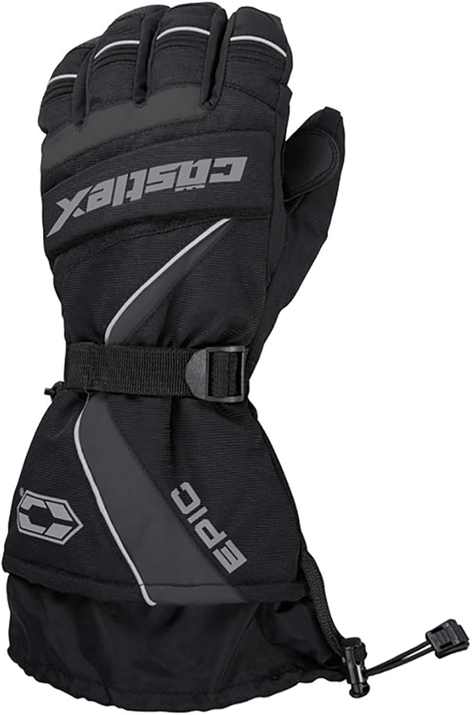Castle X Epic-G1 Mens Snowmobile Gloves - Gray - Size 3X-Large