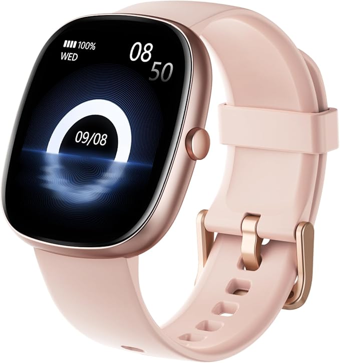 HUAKUA Smart Watches for Women Compatible with iPhone/Android Phones Answer/Make Calls, 1,85" HD Fitness Tracker with Hear...