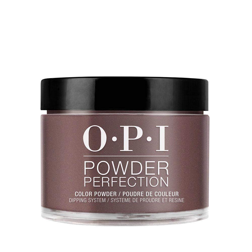 OPI Powder Perfection Black Cherry Chutney | Opaque Dark Red Shimmer Nail Dipping Powder | Acrylic Alternative