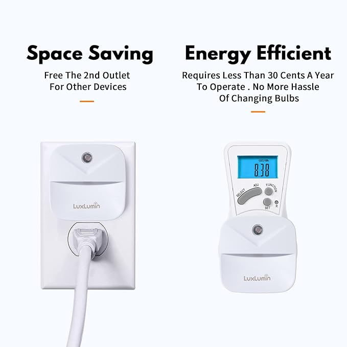 LED Night Light Plug into Wall with Smart Dusk to Dawn Sensor, Automatically Turn on and Off,Night Light for Kids,Bedroom,Bathroom,Stairs,Warm White, 4 Packs