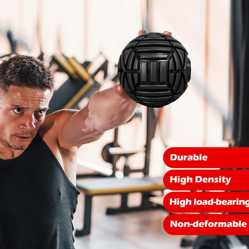 TETOP Fitness Muscle Massage Ball, 3.15in, Therapy Ball for Trigger Point Massage, Trigger Point Ball for Myofascial Relea...