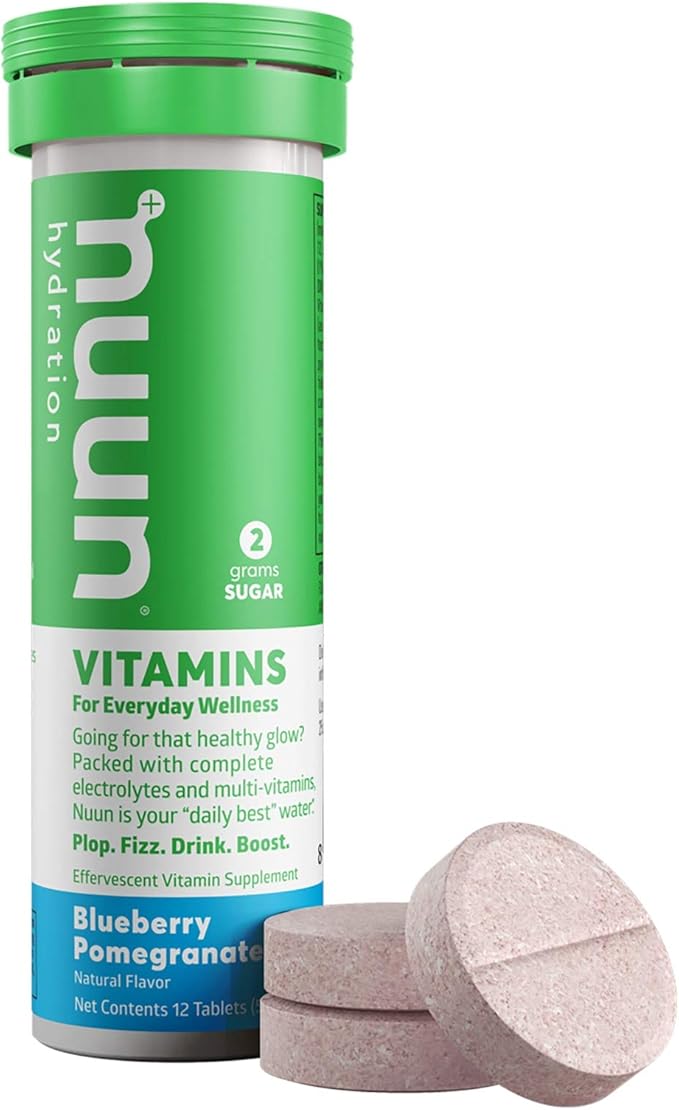 Nuun Vitamins: Blueberry Pomegranate Hydration Supplement (3 Tubes of 12 Tabs)3