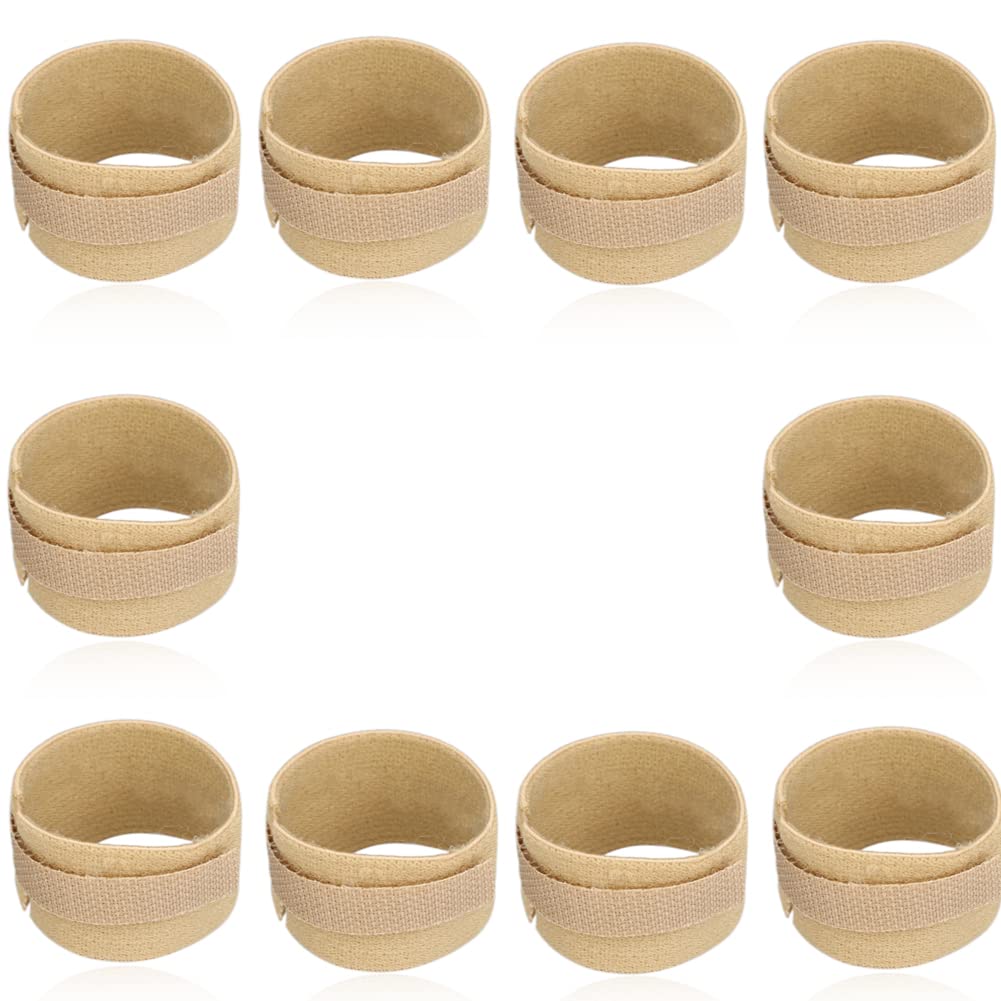 Male External Catheter Strap Leak Free Penile Clamp Fully Adjustable Urinary Sheaths Fixer Band for Prostate Surgery Prostatectomy Reusable Washable Incontinence Supplies(Pack of 10)