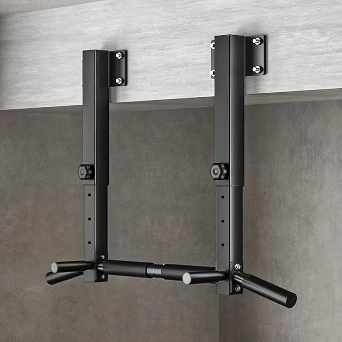 Wall Mount Pull Up Bar, Joist Beam Rafter Mount Pull-up Bar, Ceiling Mounted Chin Up Bar for Home Gym with Punching Bag Ha...