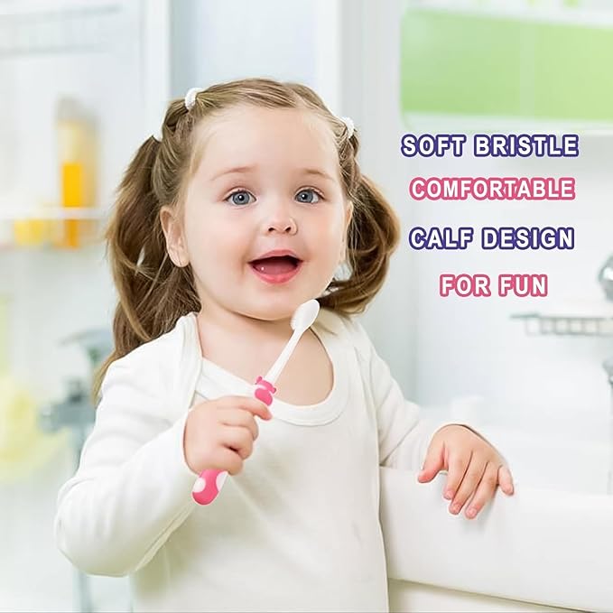 50pcs Toddler Toothbrush Set, Kids Manual Toothbrushes, Soft Bristles, Age 2+ Children, Individually Wrapped