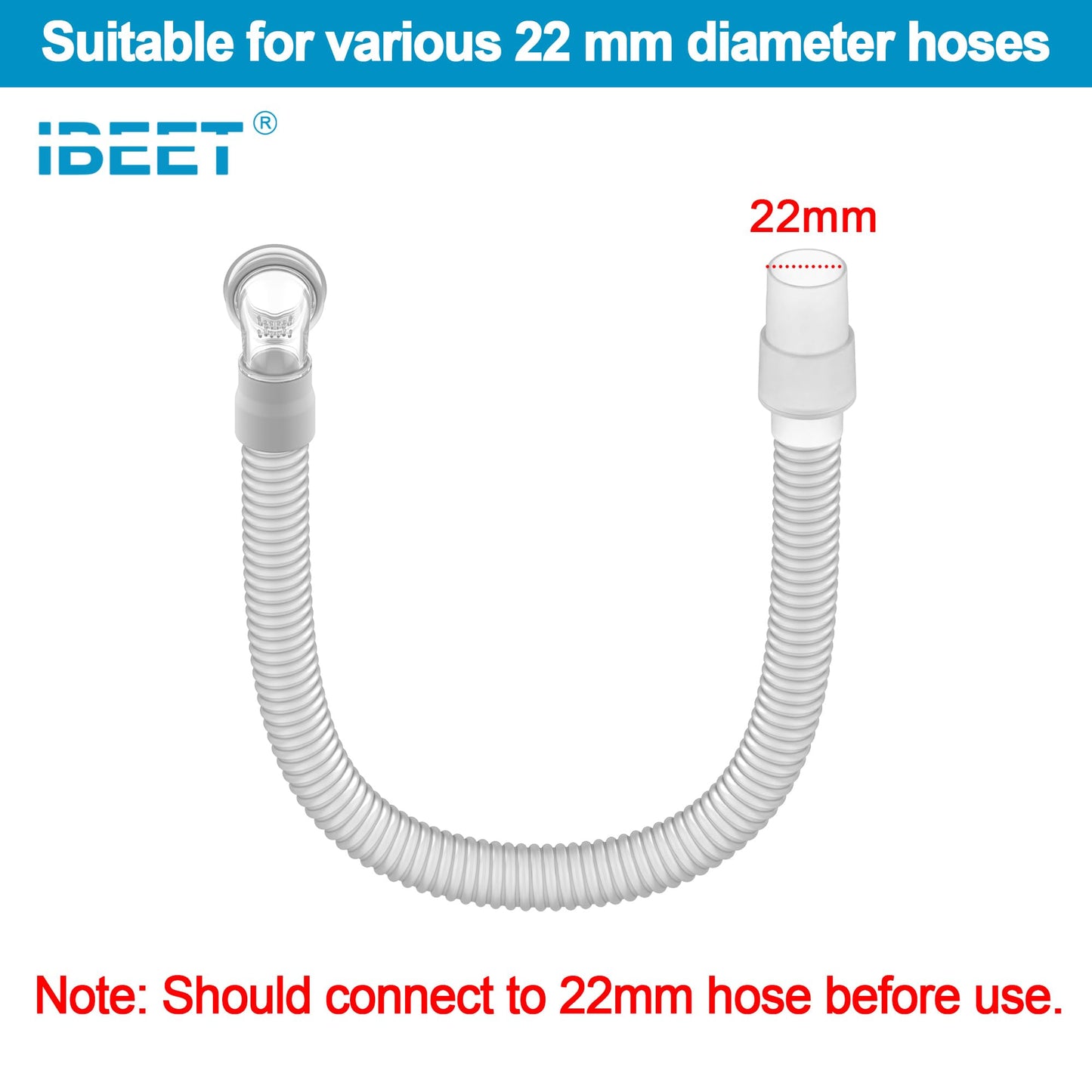 Replacement Frame Headgear Tubing for Swift FX - Upgrade for More Quiet Comfortable Use, IBEET Replacement Supplies for Swift FX Pillow
