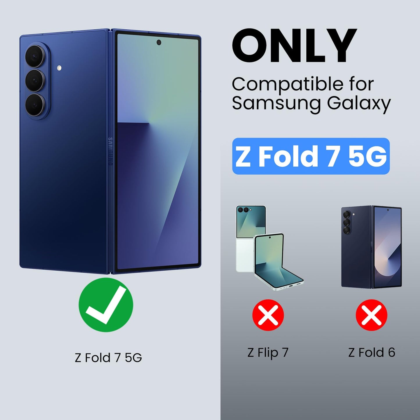 Nillkin Frosted Shield Samsung Galaxy Z Fold 7 Magnetic Case, With S Pen Holder & Pen & Hinge Protection Slim, Compatible With M