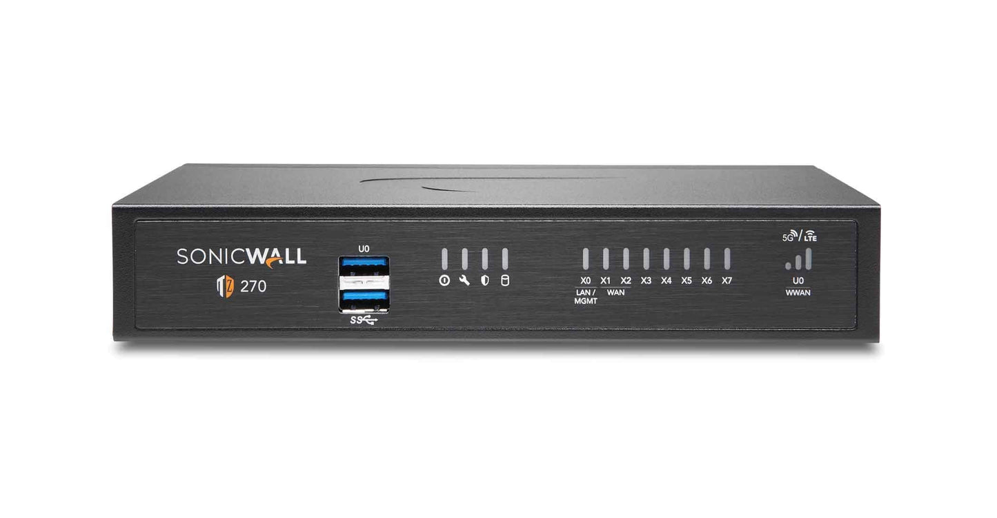 Sonicwall Tz270 Secure Upgrade Plus - 3Yr Advanced Edition (02-Ssc-6845) | Tz270 Network Security Appliance With 3 Year Advanced