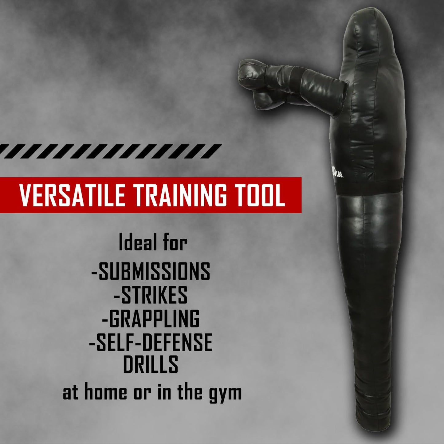 Combat Sports Legged Grappling Dummy – 35 to 140 lb Nylon Training Partner for MMA, Jiu-Jitsu, Wrestling, Takedowns, Throws, Submissions & Striking (New & Improved, 90 lbs)