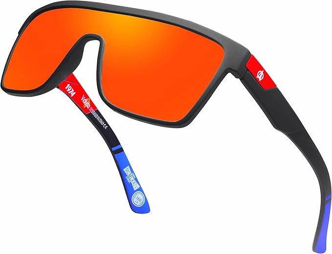 VIAHDA Sports Polarized Sunglasses For Men Cycling Driving Fishing Running Golf Sun Glasses Women 100% UV Protection HD6015