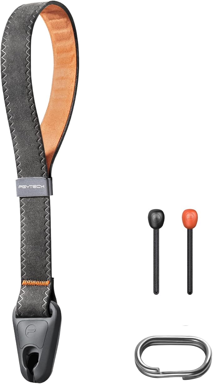 PGYTECH Camera Wrist Strap for Photographers Adjustable Quick Release Camera Hand Strap for Sony, Nikon, Canon, Gopro (Dar...