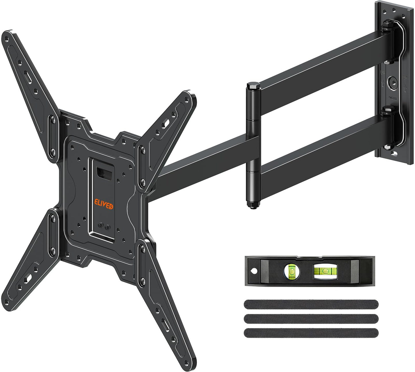 ELIVED 31.3 Inch Long Arm TV Mount for Most 32-65 Inch TVs, Swivel and Tilt Long Extension TV Wall Mount, Full Motion Wall Mount Bracket Max VESA 400x400mm, Holds up to 99 lbs.