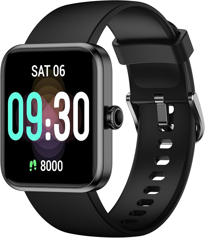 TYKOIT Smart Watch, Fitness Tracker with Heart Rate Monitor, Blood Oxygen, Sleep Tracker, 41mm Touchscreen Smartwatch for ...