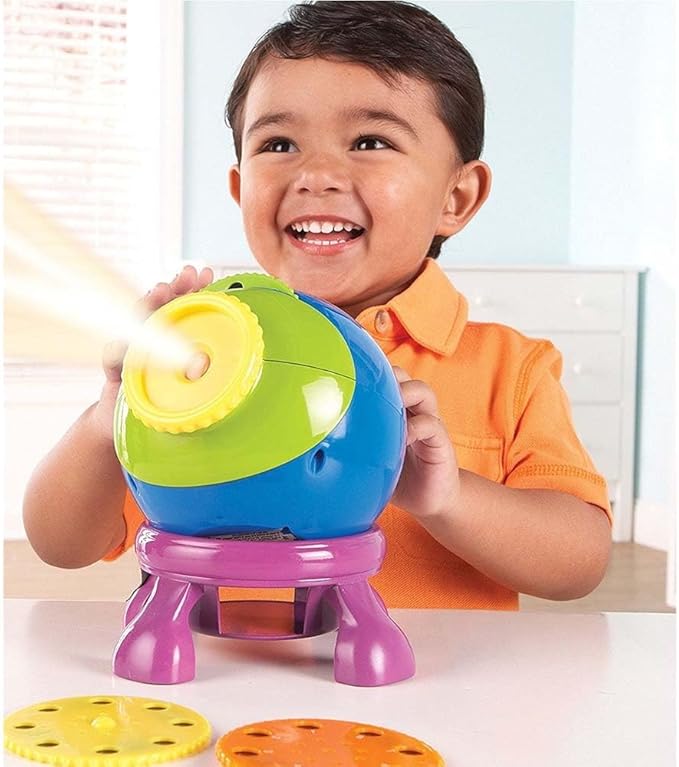 Learning Resources Shining Stars Projector - 5 Piece Set, Ages 3+ Solar System Toys, Space Projector, Planets, Nature Exploration for Kids