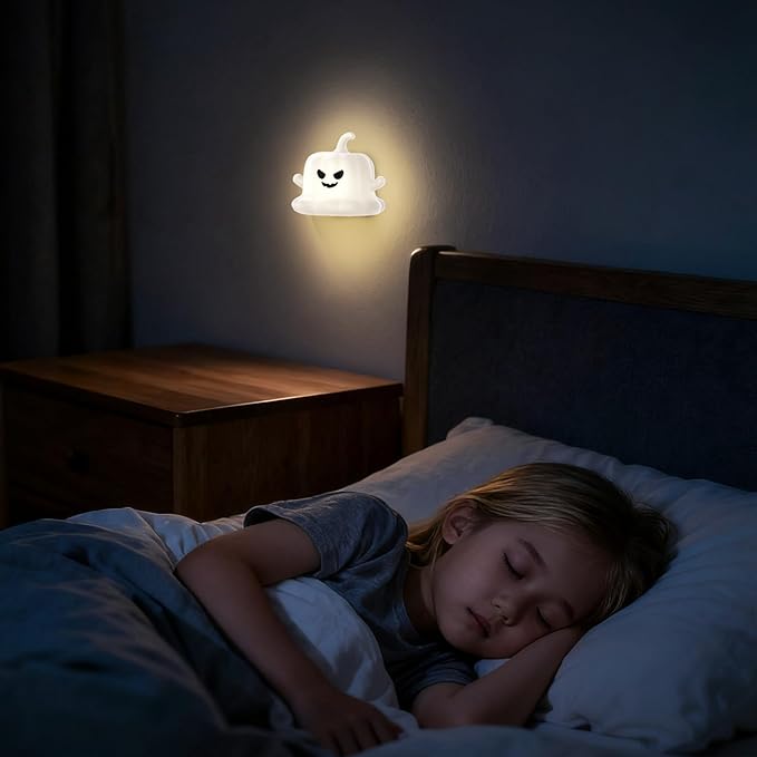 Dealswin Night Light for Kids, Halloween Pumpkin Silicone LED Light Ultra Soft Night Light with Magnetic Base, 3 Brightness Levels & Timer Nursery Night Lamp Gifts for Girls Toddler BabyRoom Decor