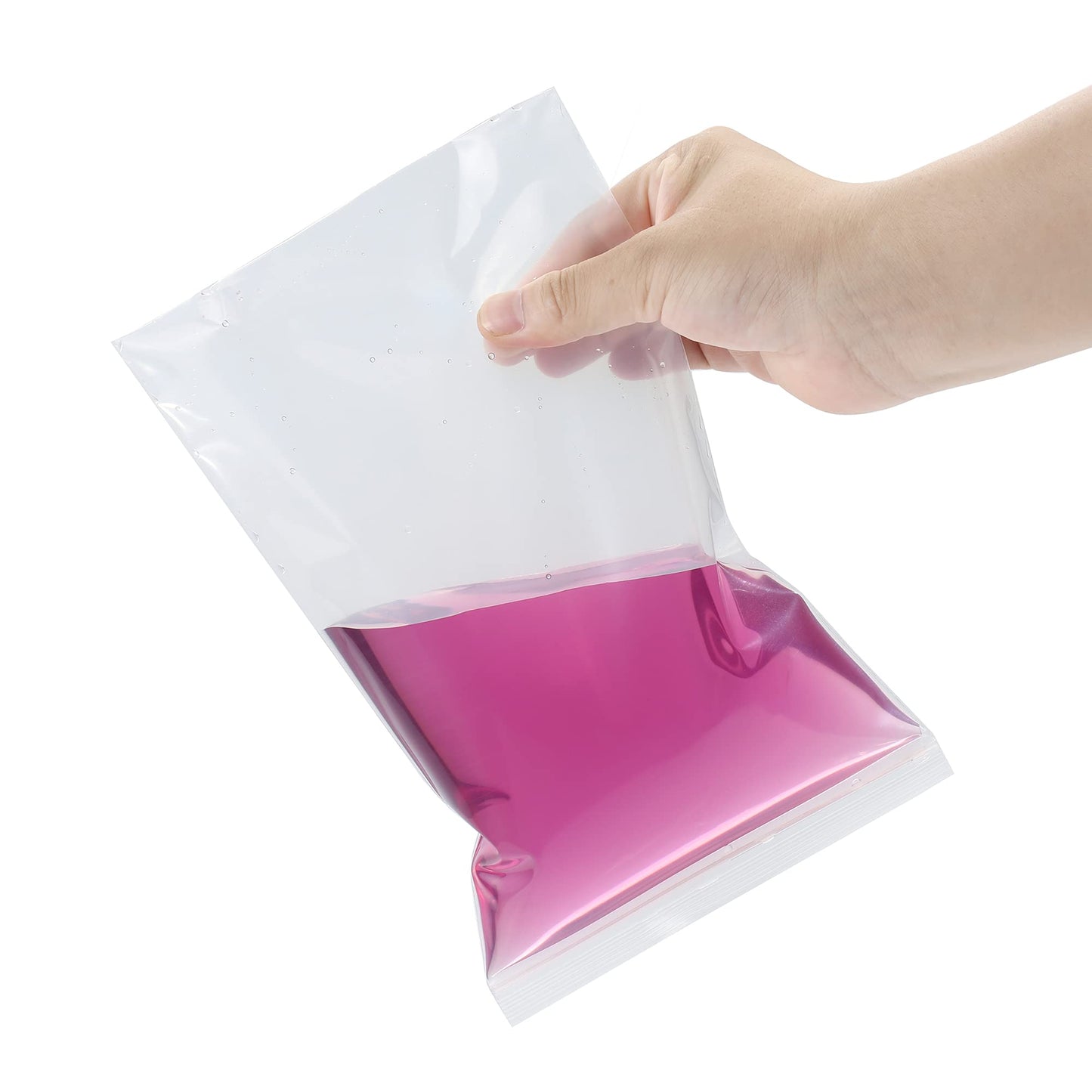Macoota 2" x 2" Small Thick 4 Mil Plastic Bags 100 PCS Clear Resealable Zip Seal Lock Poly Bags Reclosable Heavy Duty Zipper Baggies Jewelry Earrings Coin Pills Packing