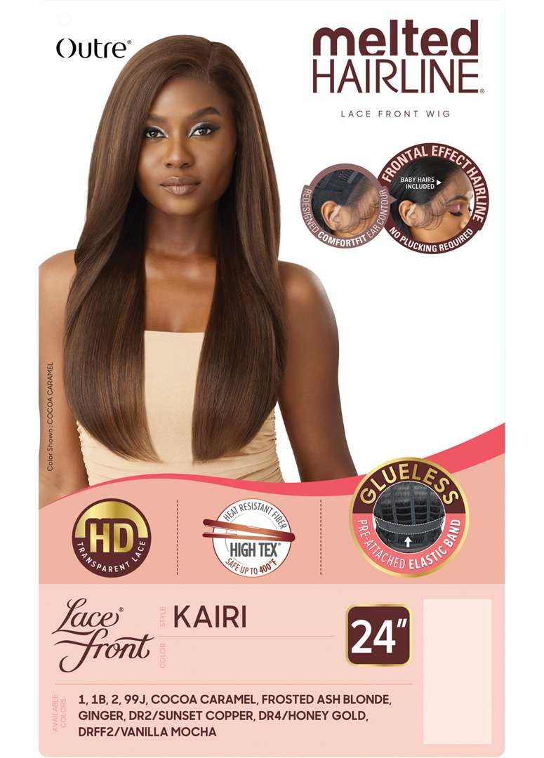 Outre Lace Front Wig - Melted Hairline - Kairi (DARK BROWN 2)