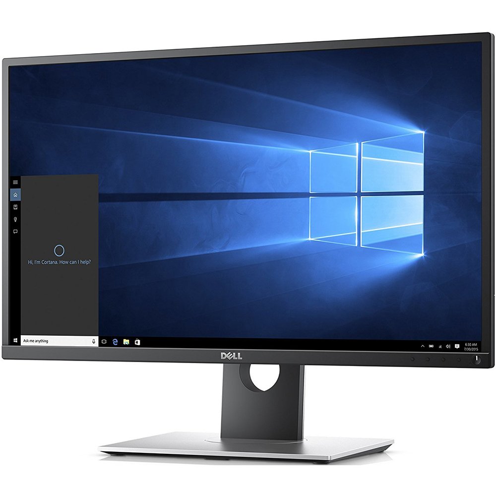 Dell P2417H 23.8" FHD LED Monitor - Black, 1080p Screen, Professional Display