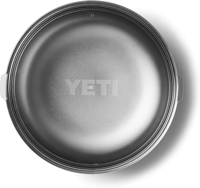 YETI Rambler Low Bowl, Vacuum Insulated, Stackable and Nestable Stainless Steel Bowl with Lid, 3.6 Quart, Navy