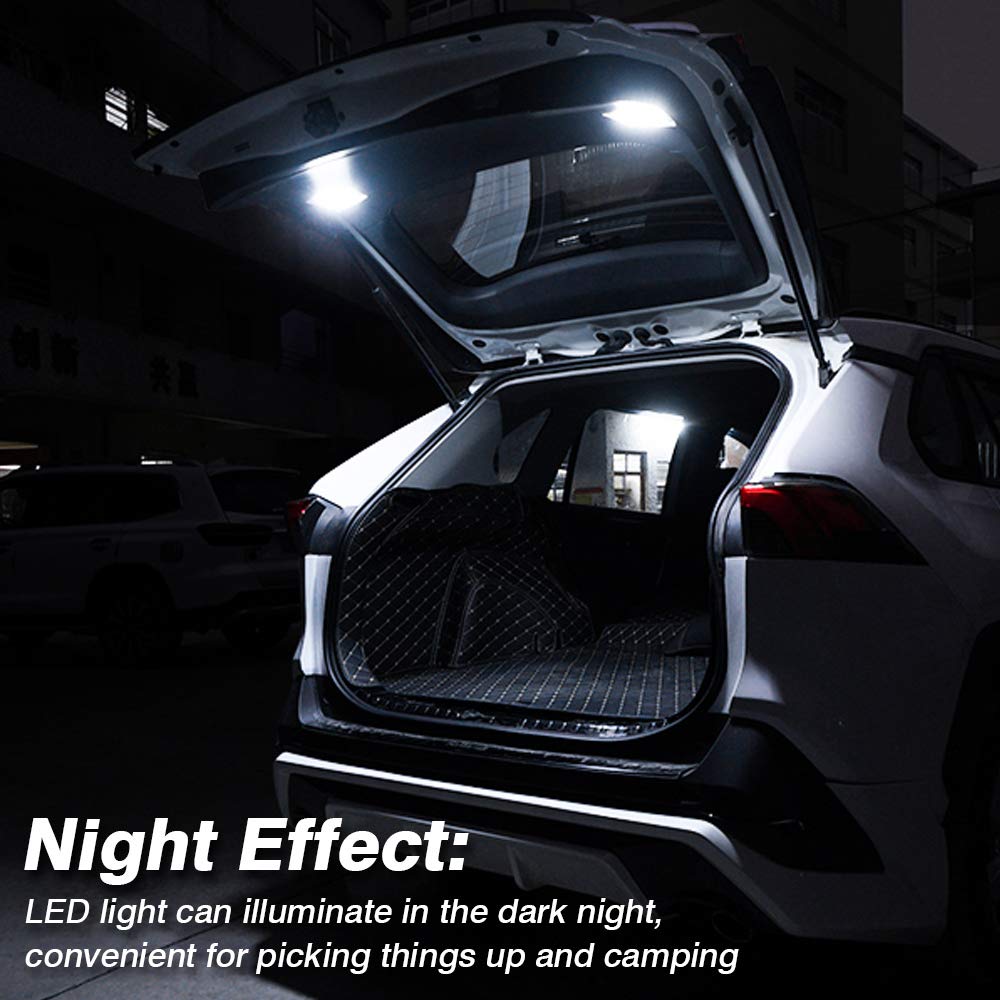 Powerty Cargo Lamps for Toyota RAV4 2019-2021, Decorative Atmosphere Lighting, 2 PCS, Standard Size, Trunk Ceiling Light