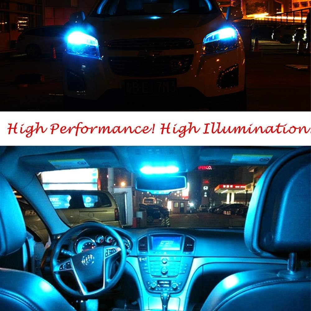 Alla Lighting 41Mm/42Mm 578 211-2 212-2 Led Festoon Bulbs  8000K Ice Blue Interior Dome  Map  Trunk  Step Courtesy Lights Lamps