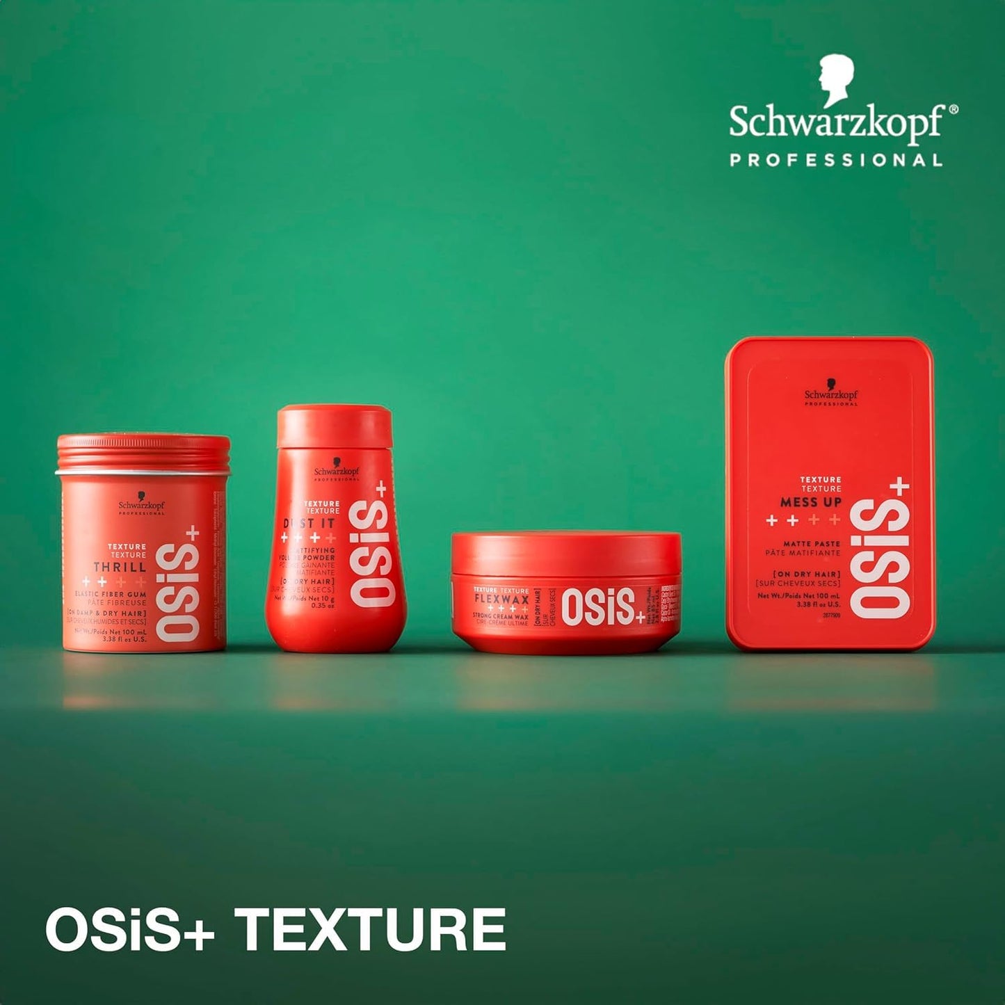 OSiS+ Flexwax, 2.8 oz (2 Pack) - Ultra Strong Cream Wax - Long-lasting Hold for Creative Hair Styling - Moldable Texturizing Pro