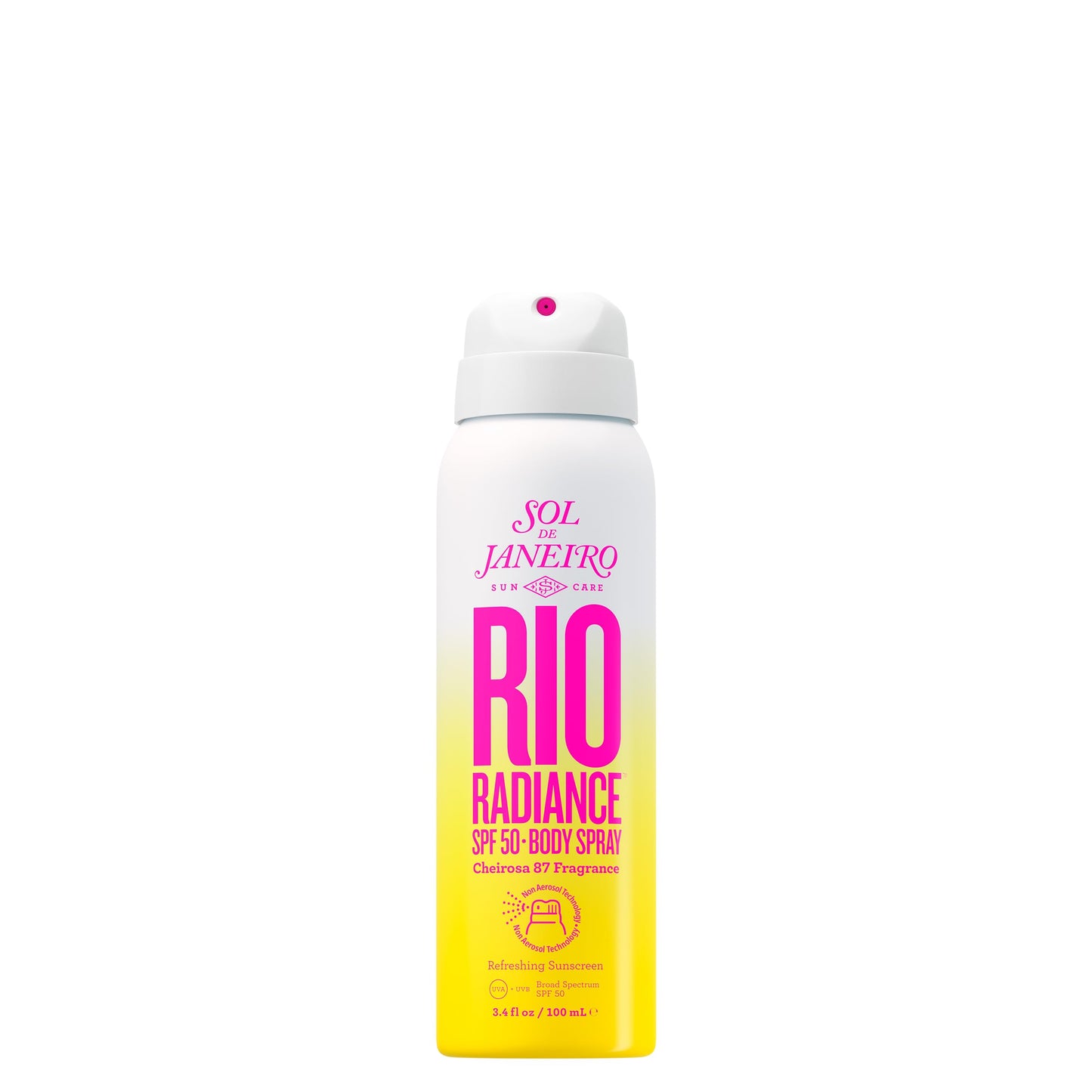 SOL DE JANEIRO Rio Radiance SPF 50 Body Spray Broad Spectrum | Spray Sunscreen for Body | Niacinamide and Antioxidants | Sheer C