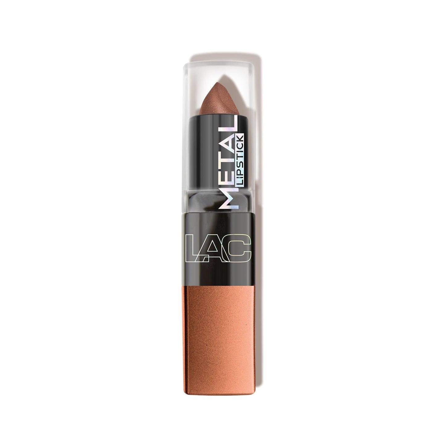 L.A. COLORS Metal Lipstick, French Roast CML566