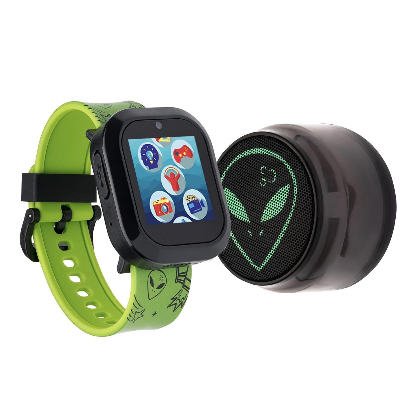 Playzoom Kids Smartwatch With Bluetooth Speaker Set - Fun And Educational Smart Watch For Boys And Girls, Perfect Travel Toy And