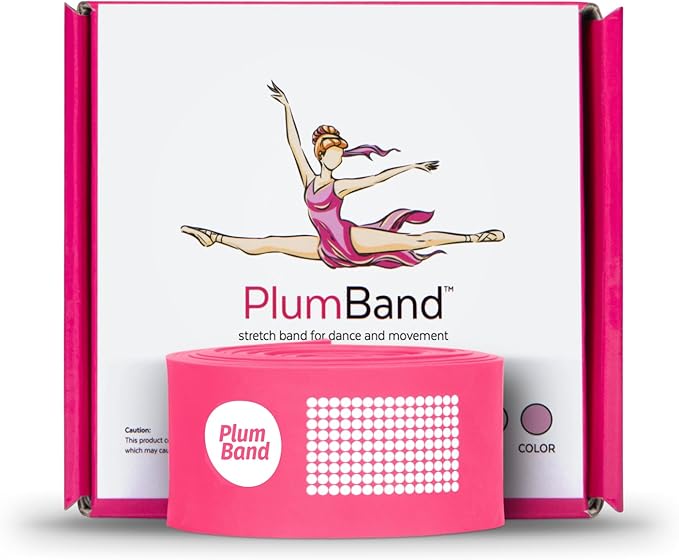 The PlumBand Stretch Band for Dance and Ballet – Premium Gift-Ready Package - Sizes for Kids & Adults – Improve Your Split...